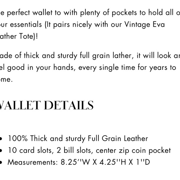 Montana Hudson leather wallet - Picture 5 of 5